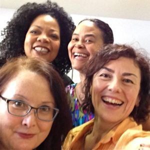 Dmae with S. Renee Mitchell, Damaris Webb & Laura Lo Forti